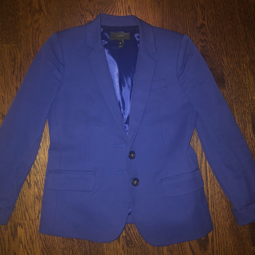 J Crew Cotton blazer